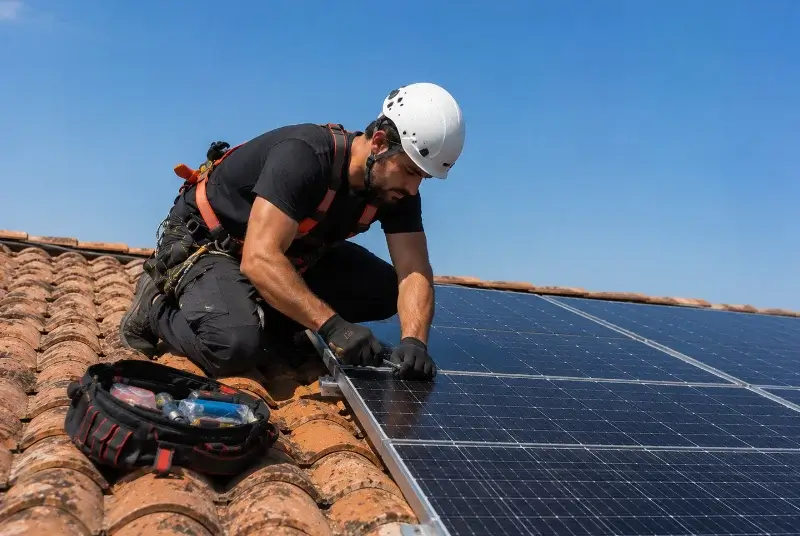 Maintenance et monitoring de panneaux solaires à Quédillac